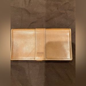 Saddle Back Leather Coach Checkbook